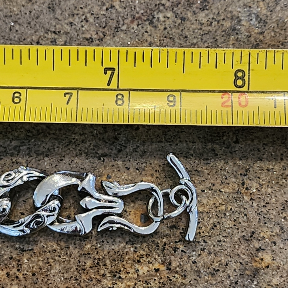 Fashion Tending Jewelry Stainless Steel Lion Tiger Link Bracelet Unisex Jewelry - Picture 7 of 9